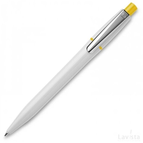 Balpen Semyr hardcolour wit / geel