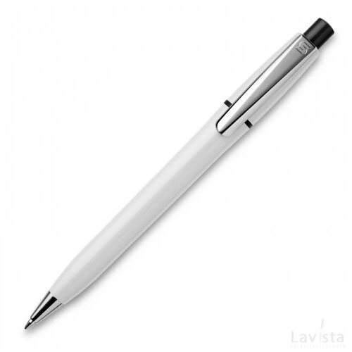 Balpen Semyr Chrome hardcolour wit / zwart