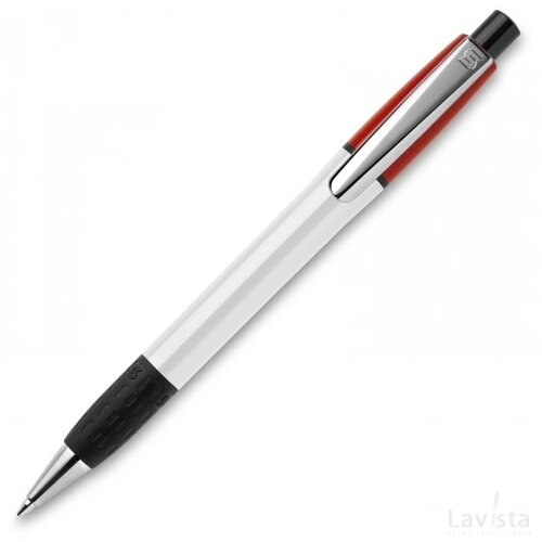 Balpen Semyr Grip Colour hardcolour wit / rood