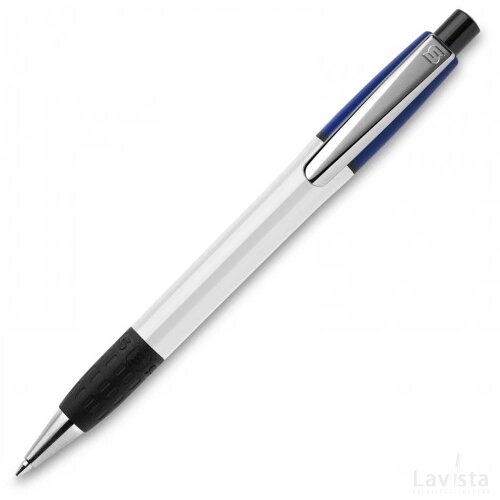Balpen Semyr Grip Colour hardcolour wit / donker blauw