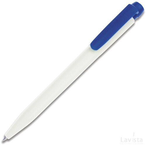 Balpen Ingeo TM Pen hardcolour wit / donker blauw