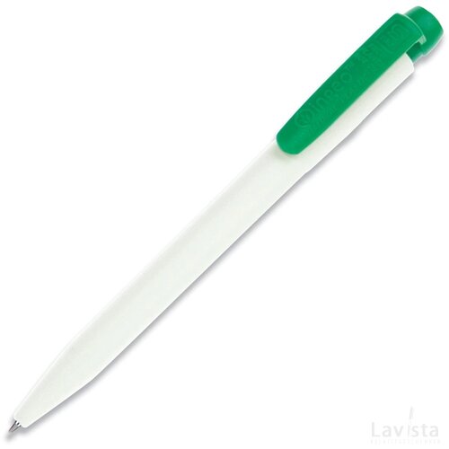 Balpen Ingeo TM Pen hardcolour wit / groen