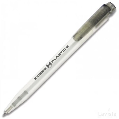 Balpen Ingeo TM Pen Clear transparant frosted zwart