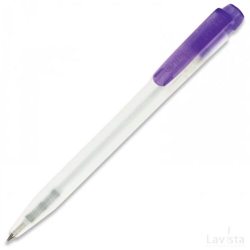 Balpen Ingeo TM Pen Clear transparant frosted paars