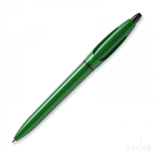 Balpen S! Extra hardcolour groen / zwart