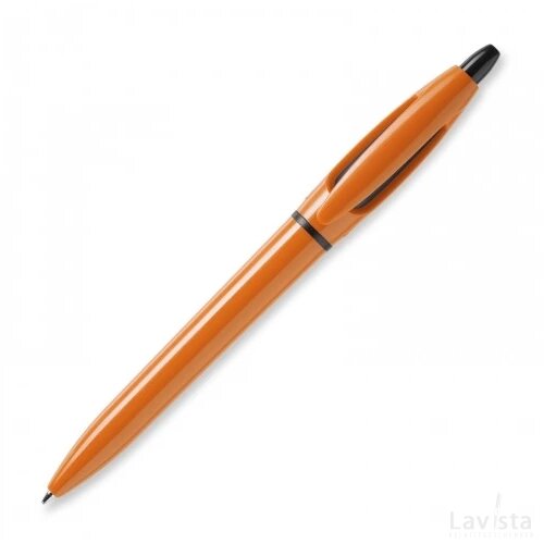 Balpen S! Extra hardcolour oranje / zwart