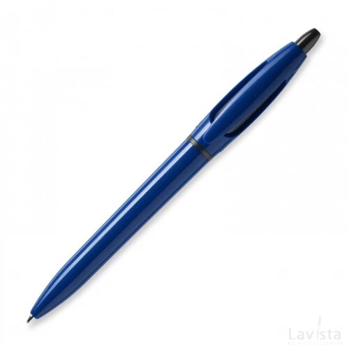 Balpen S! Extra hardcolour donker blauw / zwart