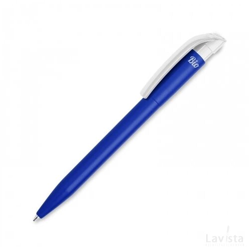 Balpen S45 Bio hardcolour donker blauw / wit