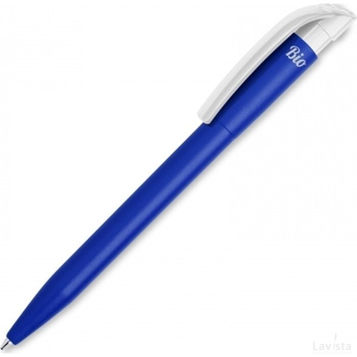 Balpen S45 Bio hardcolour donker blauw / wit