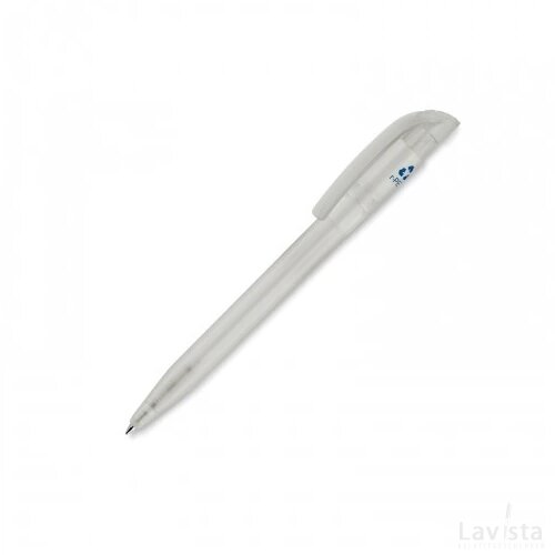 Balpen S45 R-PET transparant transparant wit