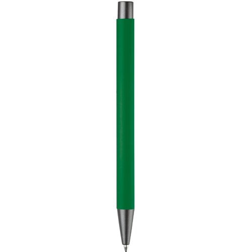 Balpen metaal New York rubberised groen