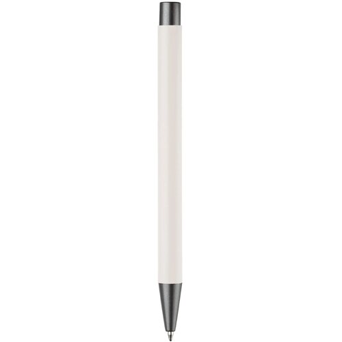 Balpen metaal New York rubberised wit