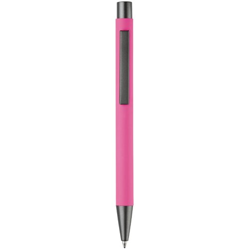 Balpen metaal New York rubberised roze