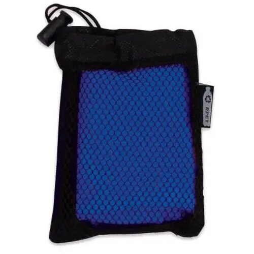 RPET koelhanddoek in zakje Blauw