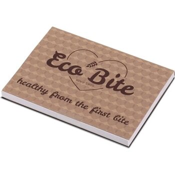 Zelfklevende memoblaadjes softcover FSC 100x72 full-colour