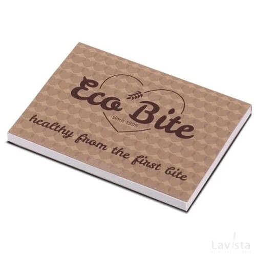 Zelfklevende memoblaadjes softcover FSC 100x72 full-colour