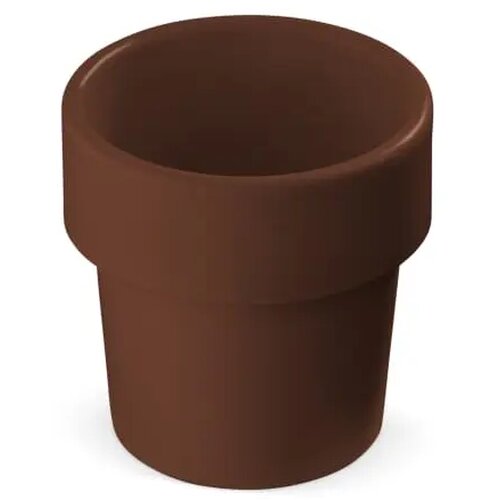 Hot-but-cool beker met aardbeien zaadjes Bruin