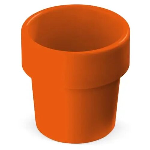 Hot-but-cool beker met aardbeien zaadjes Oranje