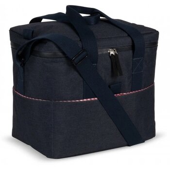 Picknick koeltas R-PET donker blauw