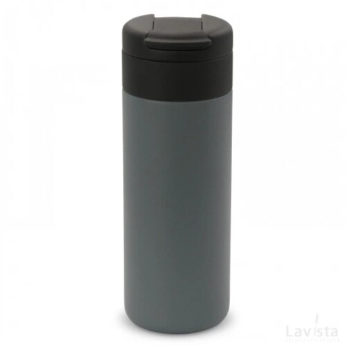 Thermofles Flow 400ml donker grijs