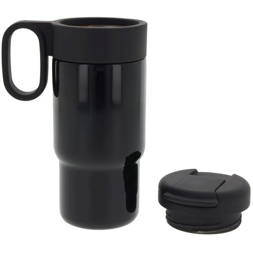 Auto thermofles met handvat Zwart 300 ml