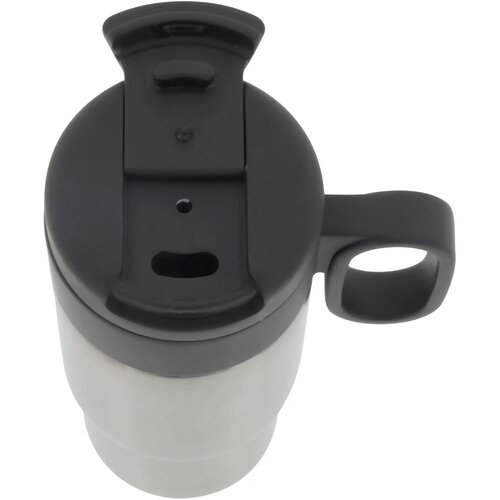 Auto thermofles met handvat Zilver 300 ml