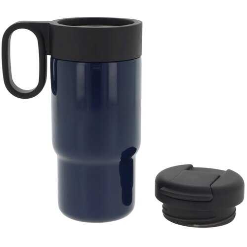 Auto thermofles met handvat Blauw 300 ml