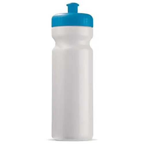 Sportbidon classic 750ml wit / licht blauw