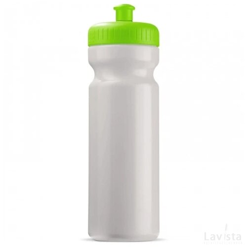 Sportbidon classic 750ml wit / licht groen