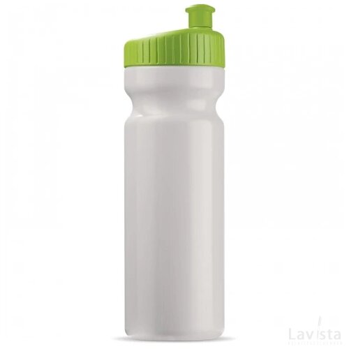 Sportbidon design 750ml wit / licht groen