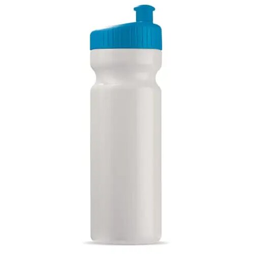 Sportbidon design 750ml wit / licht blauw