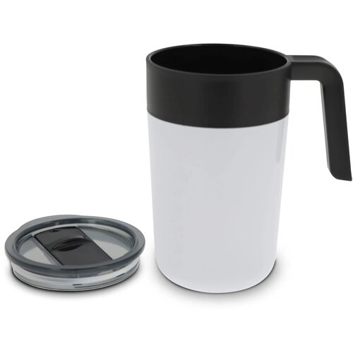 Dubbelwandige koffie mok Wit 400 ml