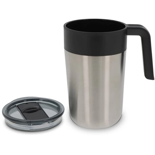 Dubbelwandige koffie mok Zilver 400 ml