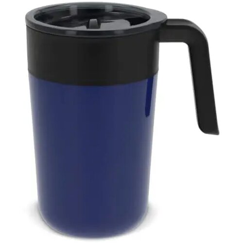 Dubbelwandige koffie mok Blauw 400 ml