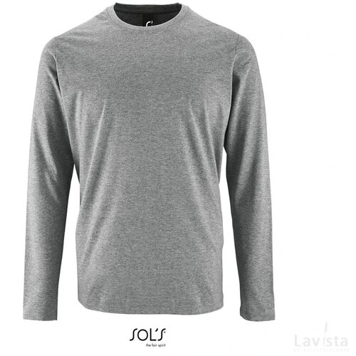 Imperial lsl heren 190g Imperial lsl men grijs melange