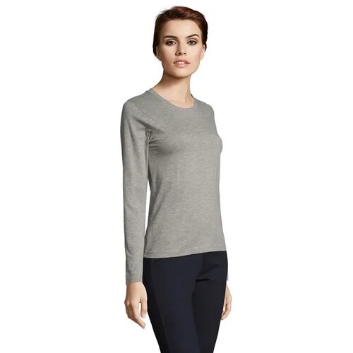Imperial lsl dames 190g Imperial lsl women grijs melange