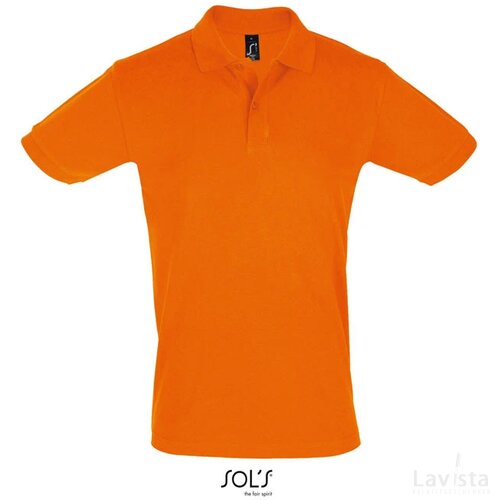 Perfect heren polo 180g Perfect men oranje