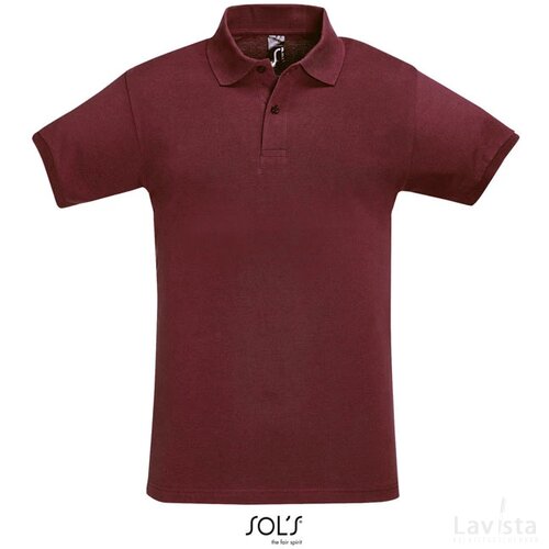 Perfect heren polo 180g Perfect men burgundy