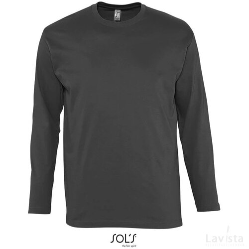 Monarch heren t-shirt 150g Monarch donker grijs