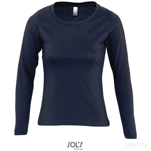 Majestic dames t-shirt 150g Majestic marine