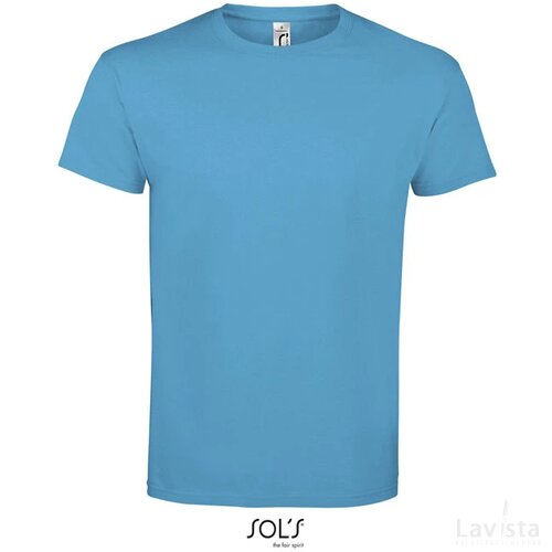 Imperial heren t-shirt 190g Imperial aqua