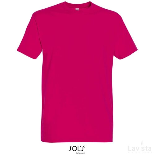 Imperial heren t-shirt 190g Imperial fuchsia