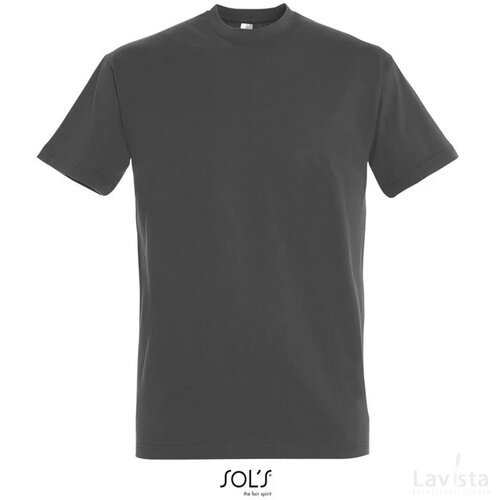 Imperial heren t-shirt 190g Imperial donker grijs