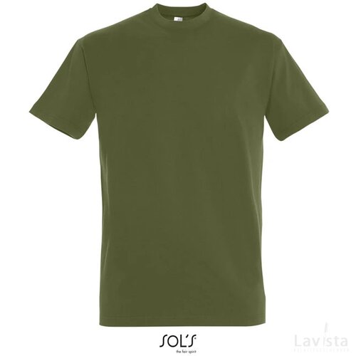 Imperial heren t-shirt 190g Imperial donker kaki