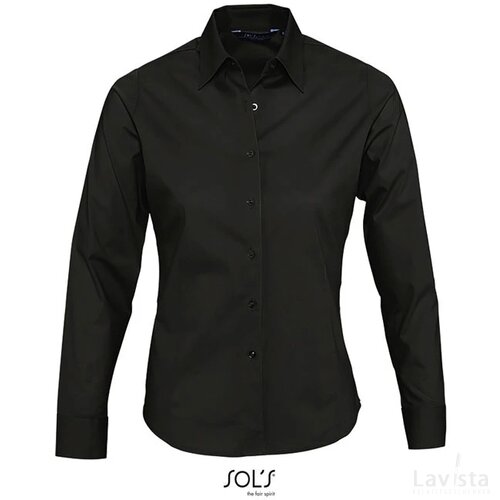 Eden dames shirt 140g Eden zwart