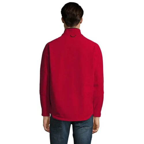 Relax heren shoftshell 340g Relax pepper red