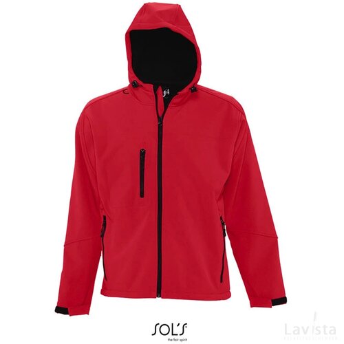 Replay heren softshell jas Replay men pepper red