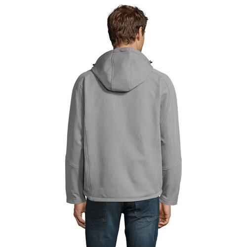 Replay heren softshell jas Replay men grijs melange