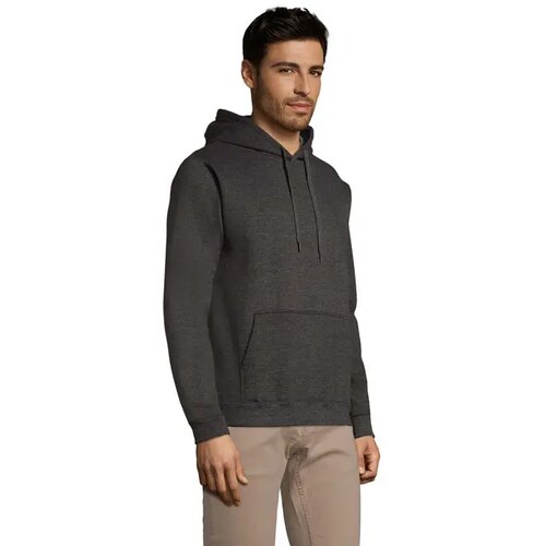 Snake hoodie uni 280g Snake charcoal melange