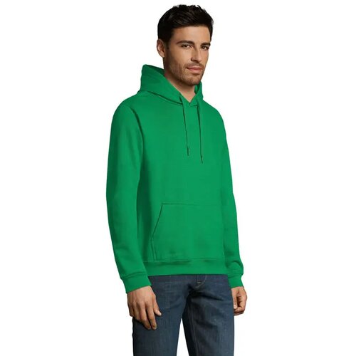 Snake hoodie uni 280g Snake helder groen